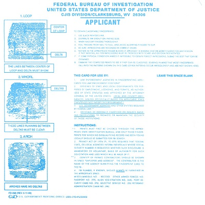fd258 cards in illinois BioMetric Impressions